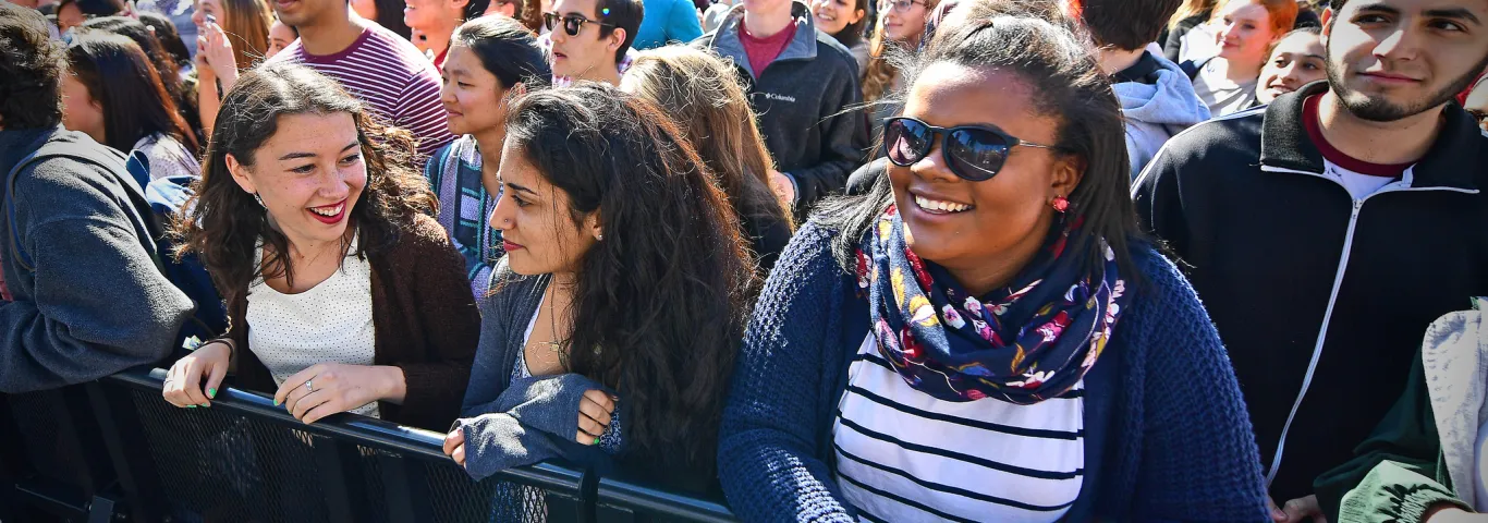 large group of young people