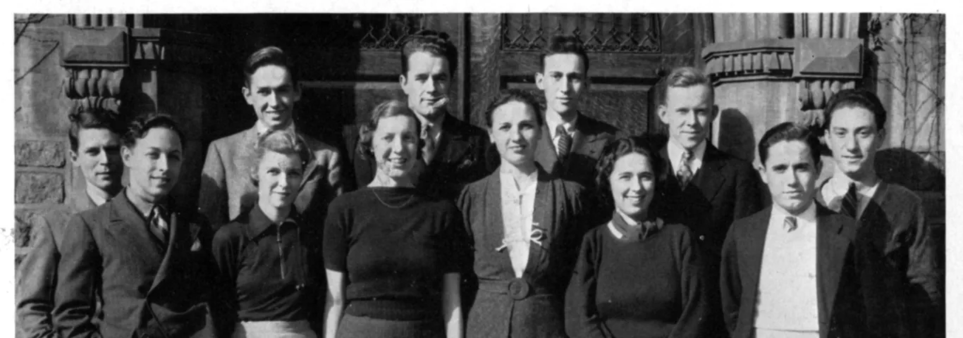 old photograph of students